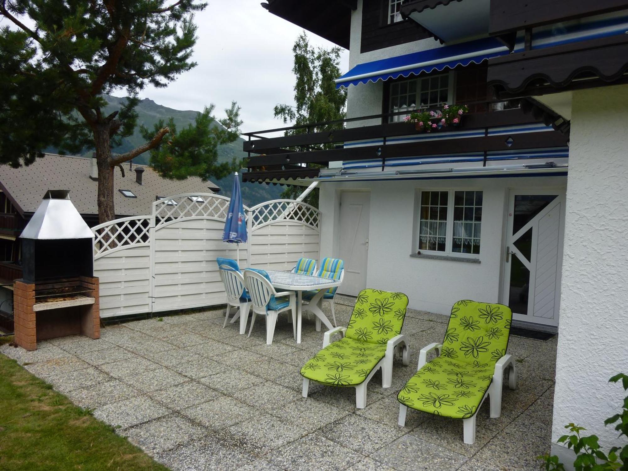 Ferienwohnung Edelweiss Grächen Exteriör bild
