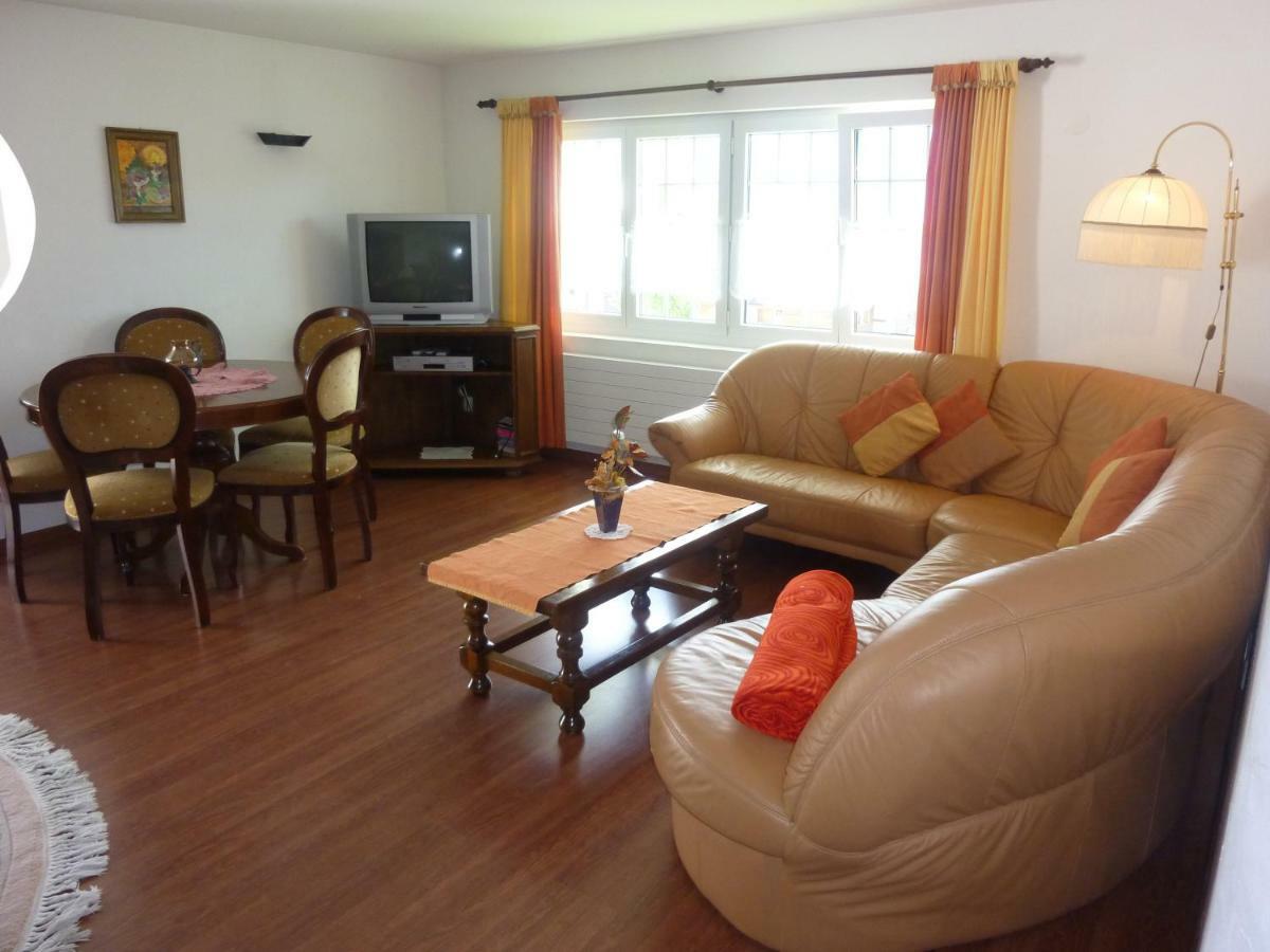 Ferienwohnung Edelweiss Grächen Exteriör bild